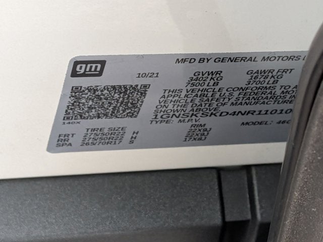 2022 Chevrolet Tahoe Premier