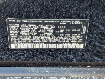 2025 Volkswagen Atlas 2.0T Peak Edition