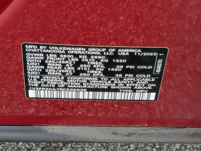 2024 Volkswagen Atlas 2.0T SEL Premium R-Line