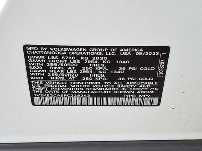 2023 Volkswagen Atlas Cross Sport 3.6L V6 SE w/Technology