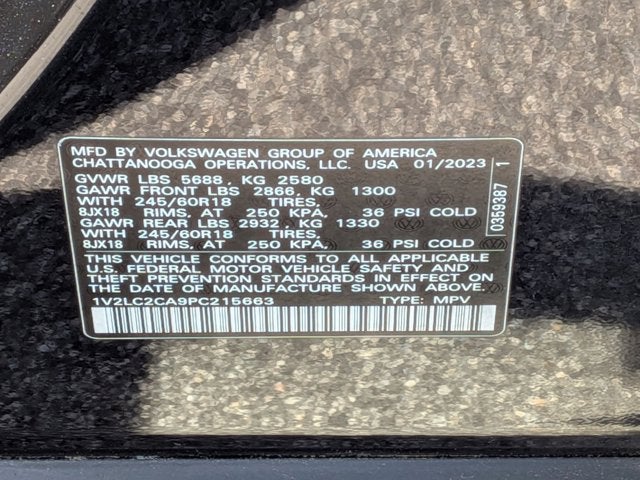 2023 Volkswagen Atlas Cross Sport 2.0T SE