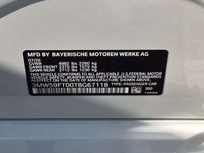 2026 BMW 3 Series M340i NA