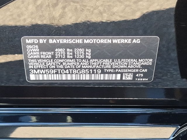 2026 BMW 3 Series M340i NA