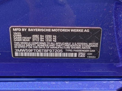 2026 BMW 3 Series M340i NA