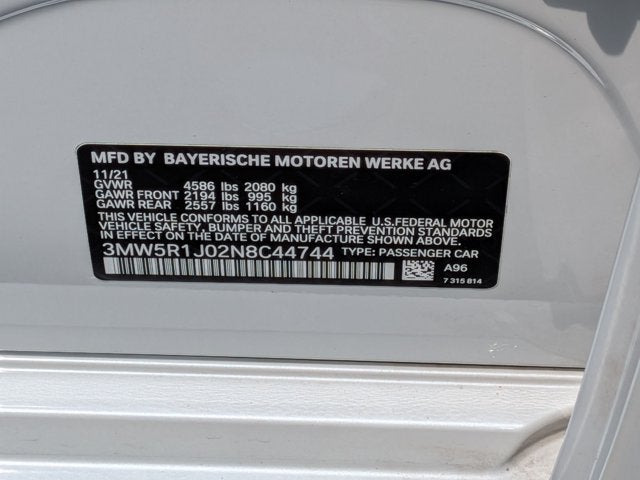 2022 BMW 3 Series 330i