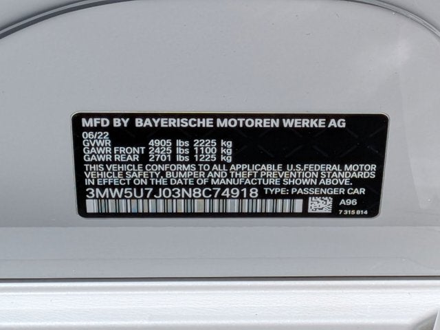 2022 BMW 3 Series M340i