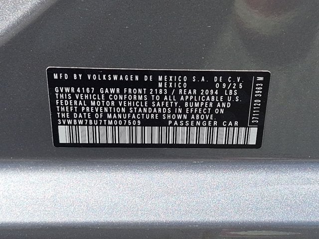 2026 Volkswagen Jetta Sport