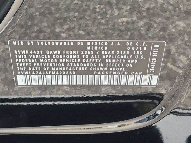 2015 Volkswagen Jetta 2.0L TDI SE w/Connectivity