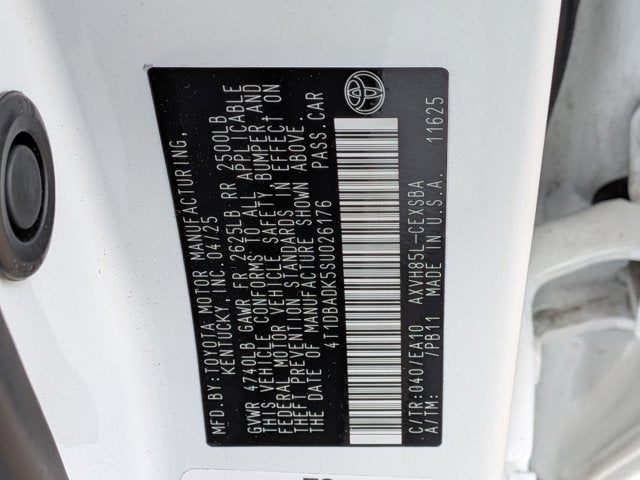 2025 Toyota Camry XSE