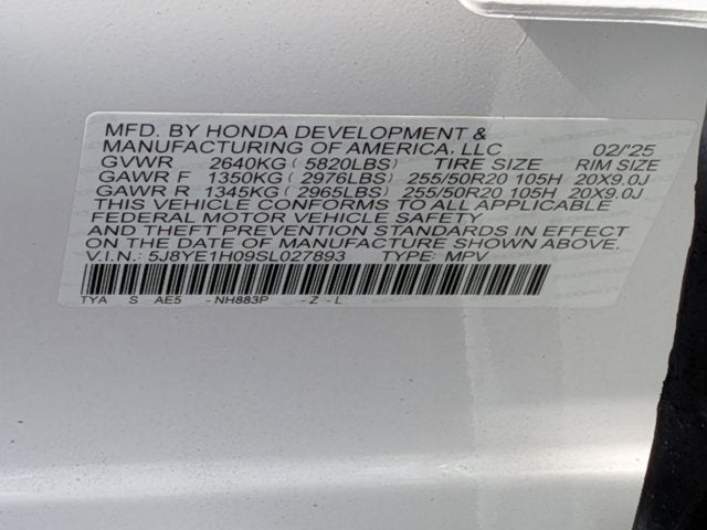 2025 Acura MDX w/A-Spec Package