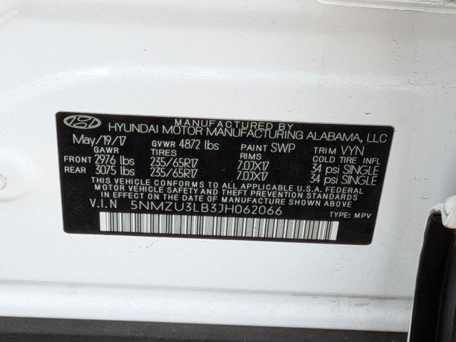 2018 Hyundai Santa Fe Sport 2.4L