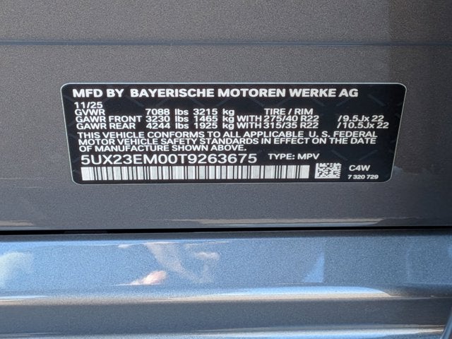 2026 BMW X7 xDrive40i