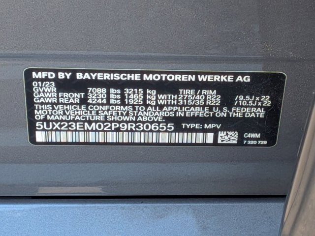 2023 BMW X7 xDrive40i