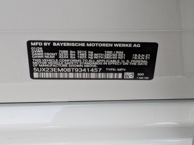 2026 BMW X7 xDrive40i