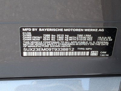 2026 BMW X7 xDrive40i