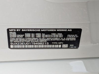 2026 BMW X5 xDrive40i