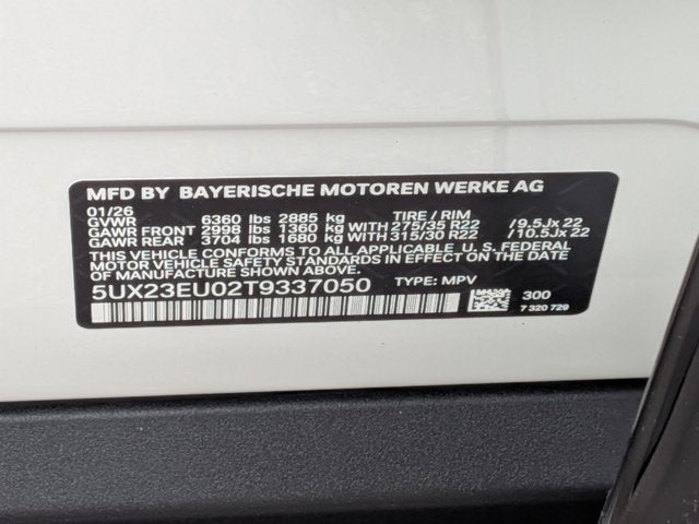 2026 BMW X5 xDrive40i