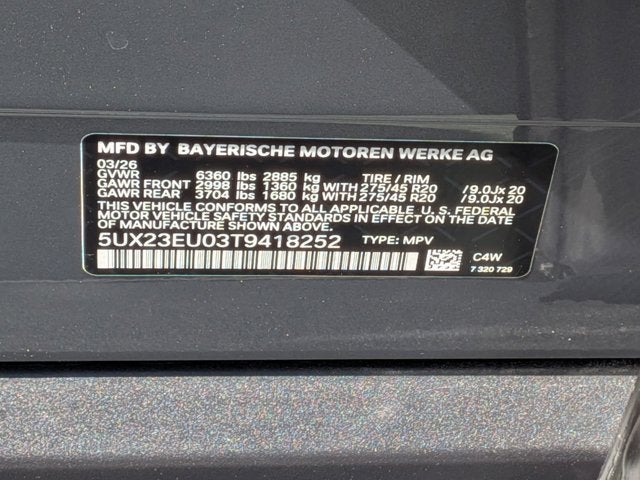 2026 BMW X5 xDrive40i