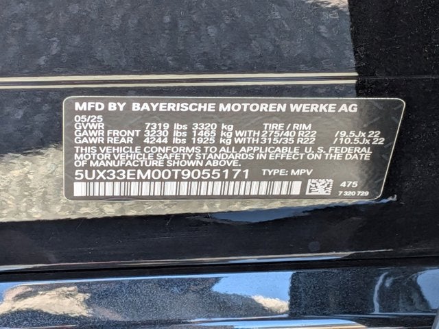 2026 BMW X7 M60i