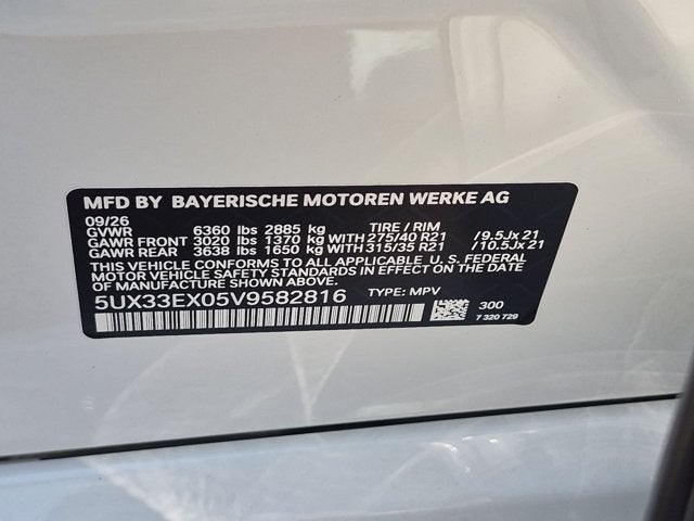 2027 BMW X6 xDrive40i