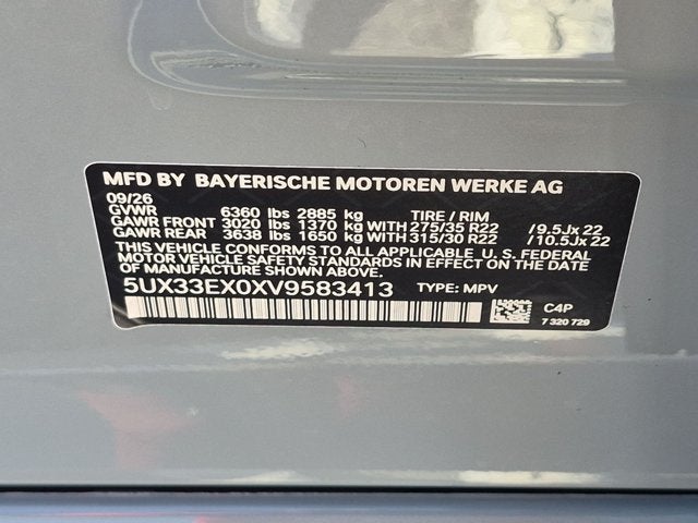 2027 BMW X6 xDrive40i