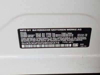2025 BMW X3 30 xDrive