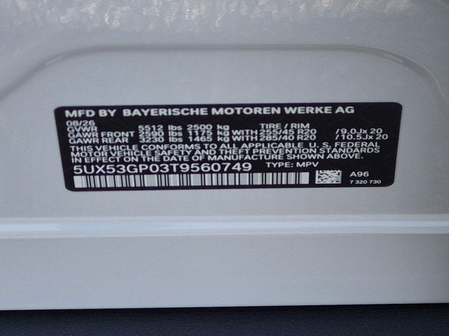 2026 BMW X3 30 xDrive