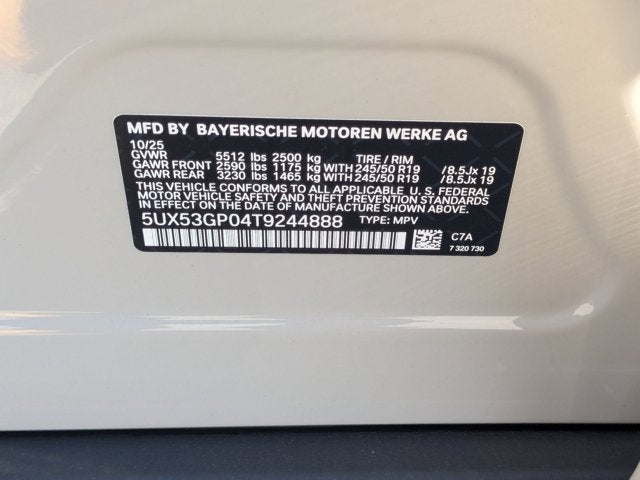 2026 BMW X3 30 xDrive