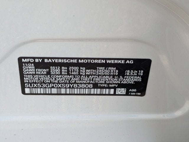 2025 BMW X3 30 xDrive