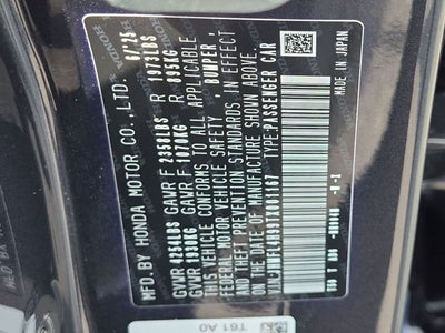 2026 Honda Civic Hatchback Hybrid Sport Touring