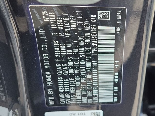 2026 Honda Civic Hatchback Hybrid Sport Touring
