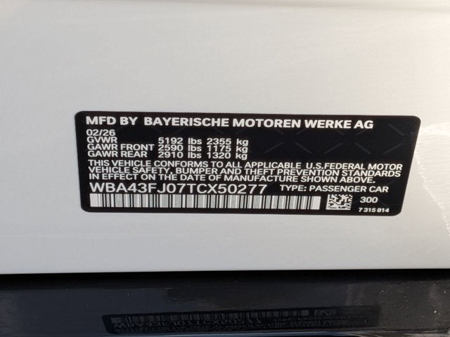 2026 BMW 5 Series 530i