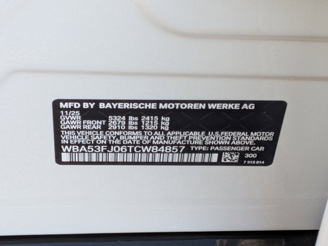 2026 BMW 5 Series 530i xDrive