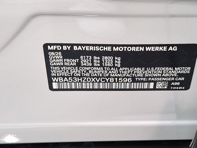 2027 BMW 7 Series 740i