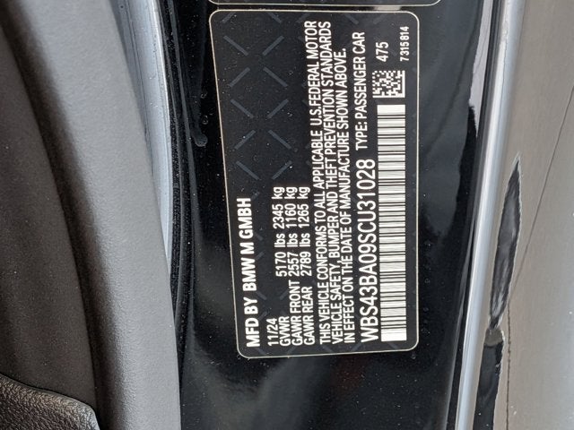 2025 BMW M4 Competition xDrive