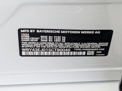 2025 BMW i7 eDrive50